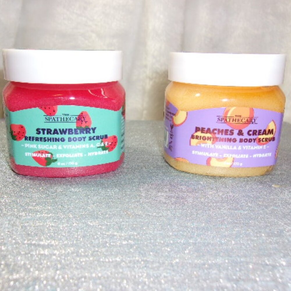 M-71 NEW,SEALED, SET OF 2 "THE SPATHECARY BODY SCRUB"